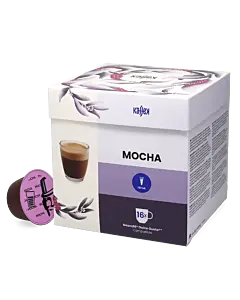 Kaffekapslen Mocha package and capsule for Dolce Gusto
