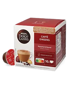 Nescaf&eacute; Caff&egrave; Ginseng package and capsule for Dolce Gusto
