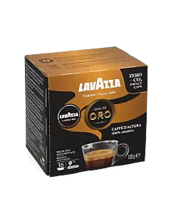 Lavazza Qualit&agrave; Oro Mountain Grown package and capsule for Lavazza A Modo Mio
