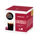 Nescafé Americano package and capsule for Dolce Gusto