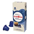 Gimoka Espresso Decaffeinato package and capsule for Nespresso
