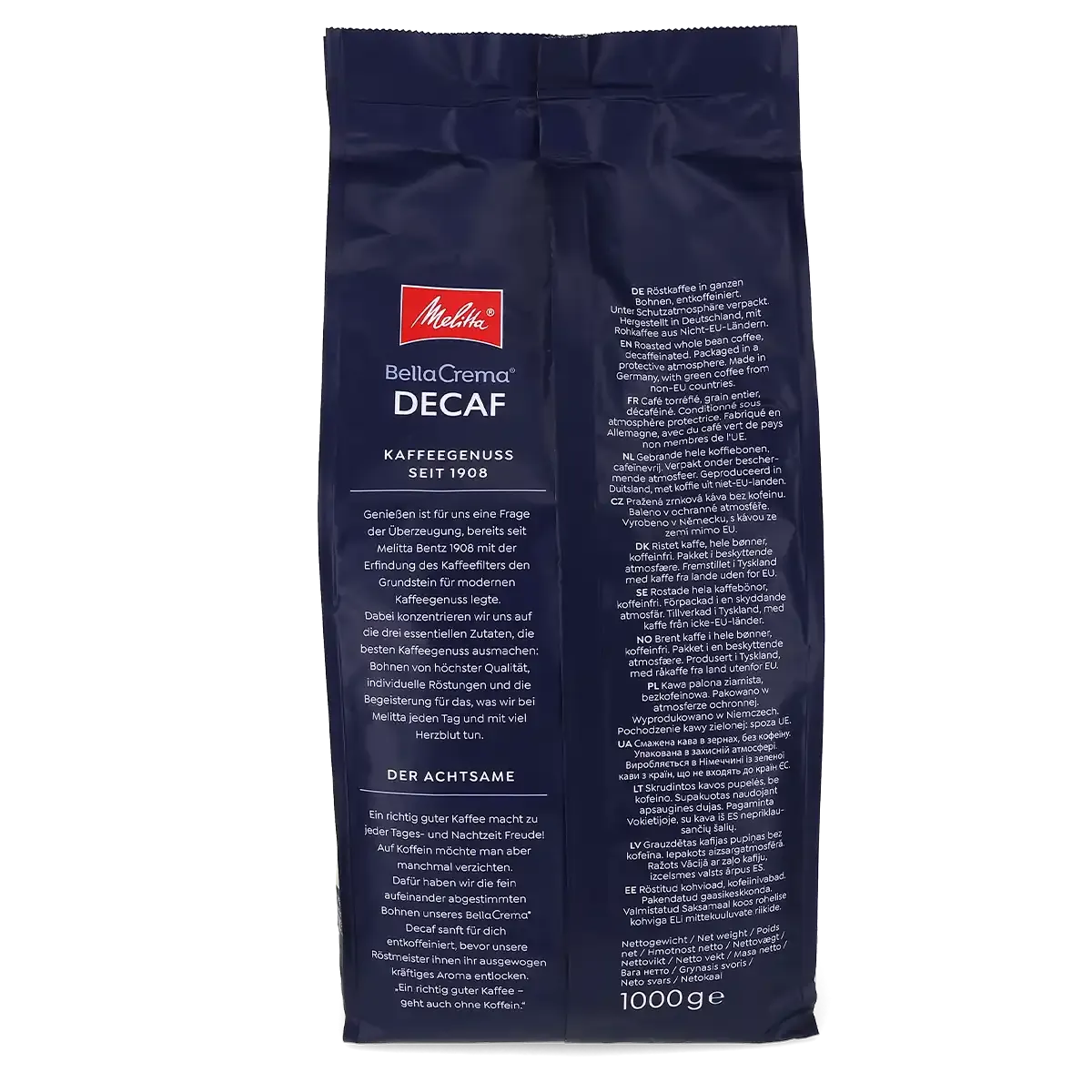 BellaCrema\u0020Decaffeinato\u0020\u002D\u0020Melitta
